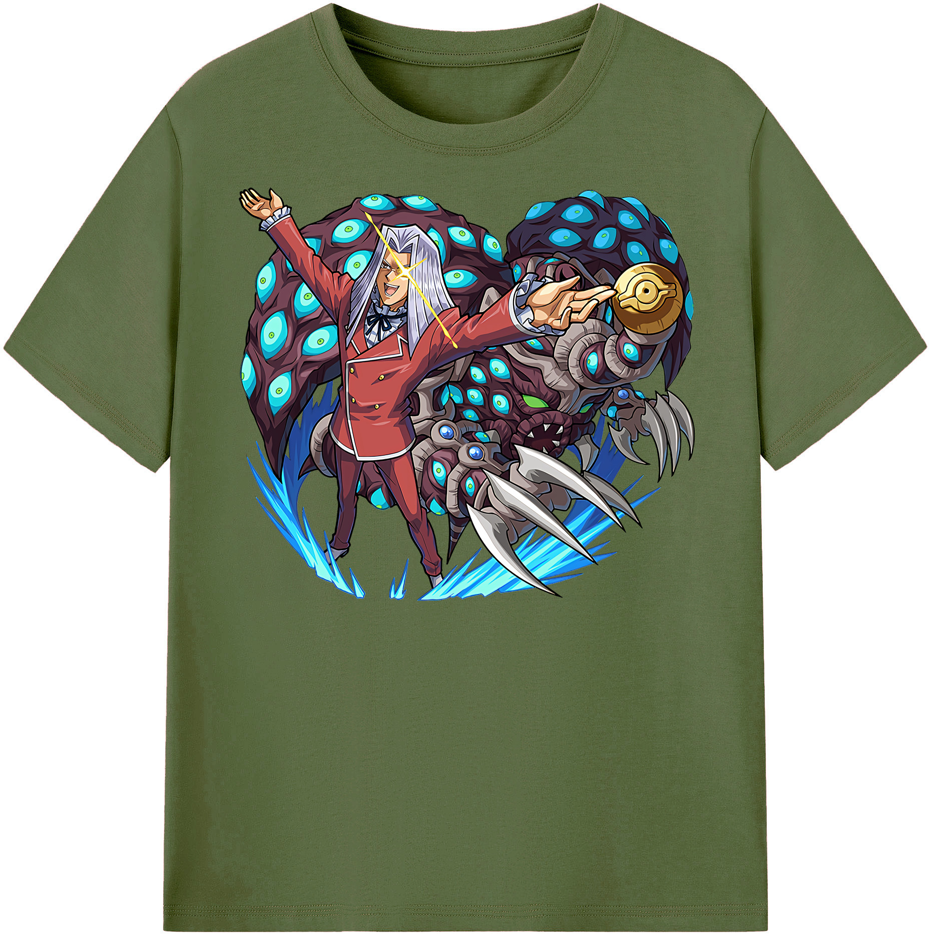 （画像用） 遊☆戯☆王 Yu-Gi-Oh! 綿100％半袖Tシャツ（フロントプリント）